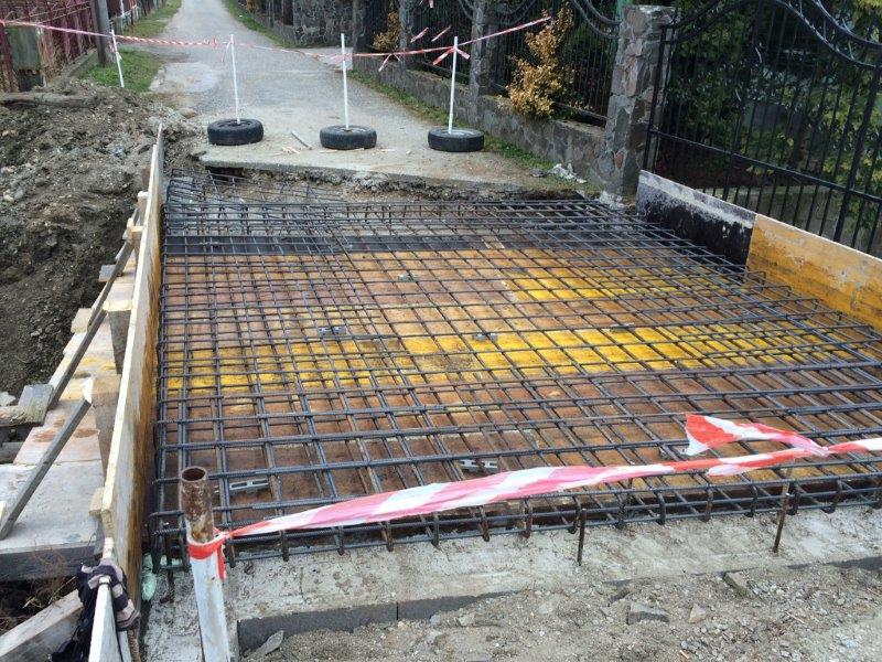 Fotogaléria Armovacie a šalovacie práce most Kamenná (3) Armovacie a šalovacie práce most Kamenná