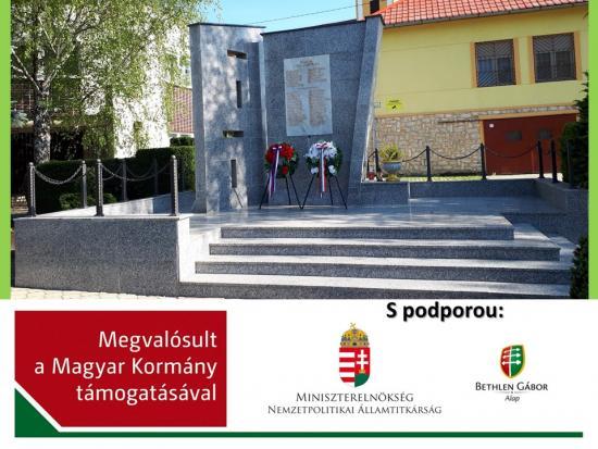 Oprava pomníka / Az emlékmű felújítása